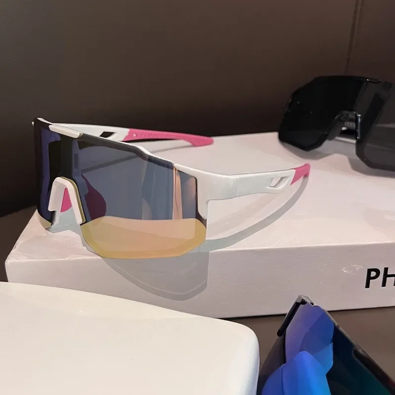 New Cycling Glasses Man Mountain Bike Bicycle Sport Cycling Sunglasses MTB Cycling Eyewear Woman For Travel Gafas De Sol