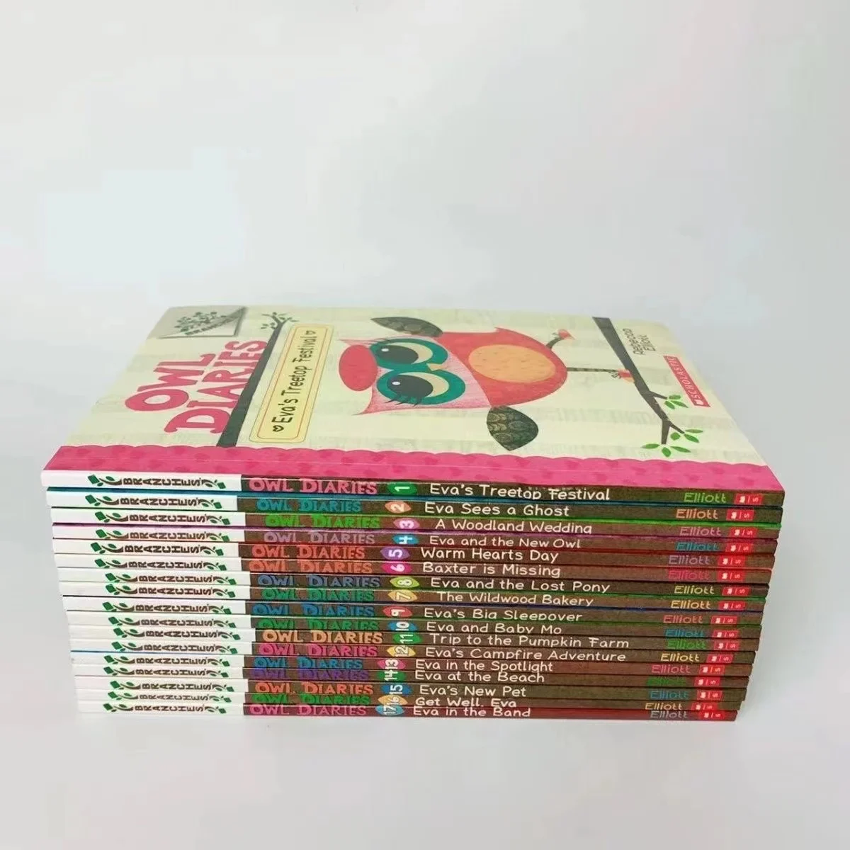 17 Books/Set Owl Diaries English Picture Book Kids Early Education Childhood Learning Writing Diary Girls' Age 6-12 Years