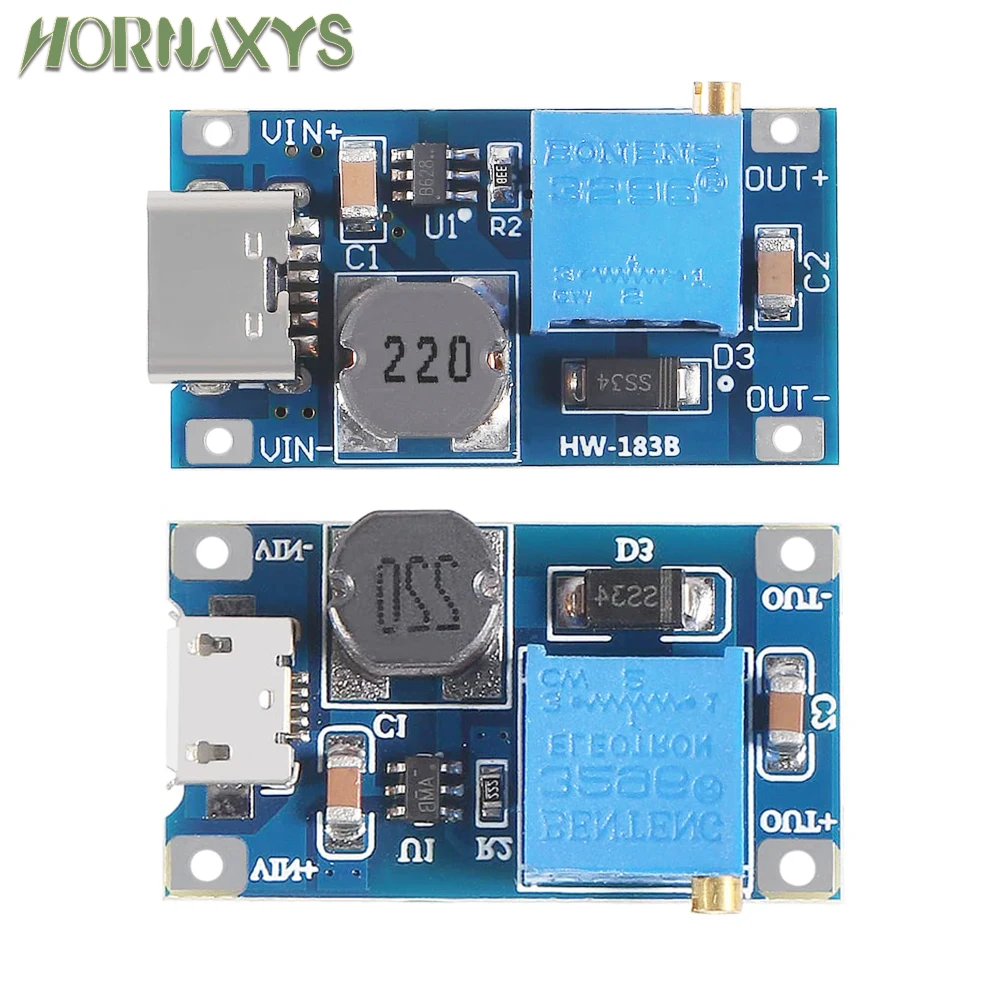 5/10PCS MT3608 DC-DC Step Up Converter Booster Power Supply Module Boost Step-up Board MAX output 28V 2A