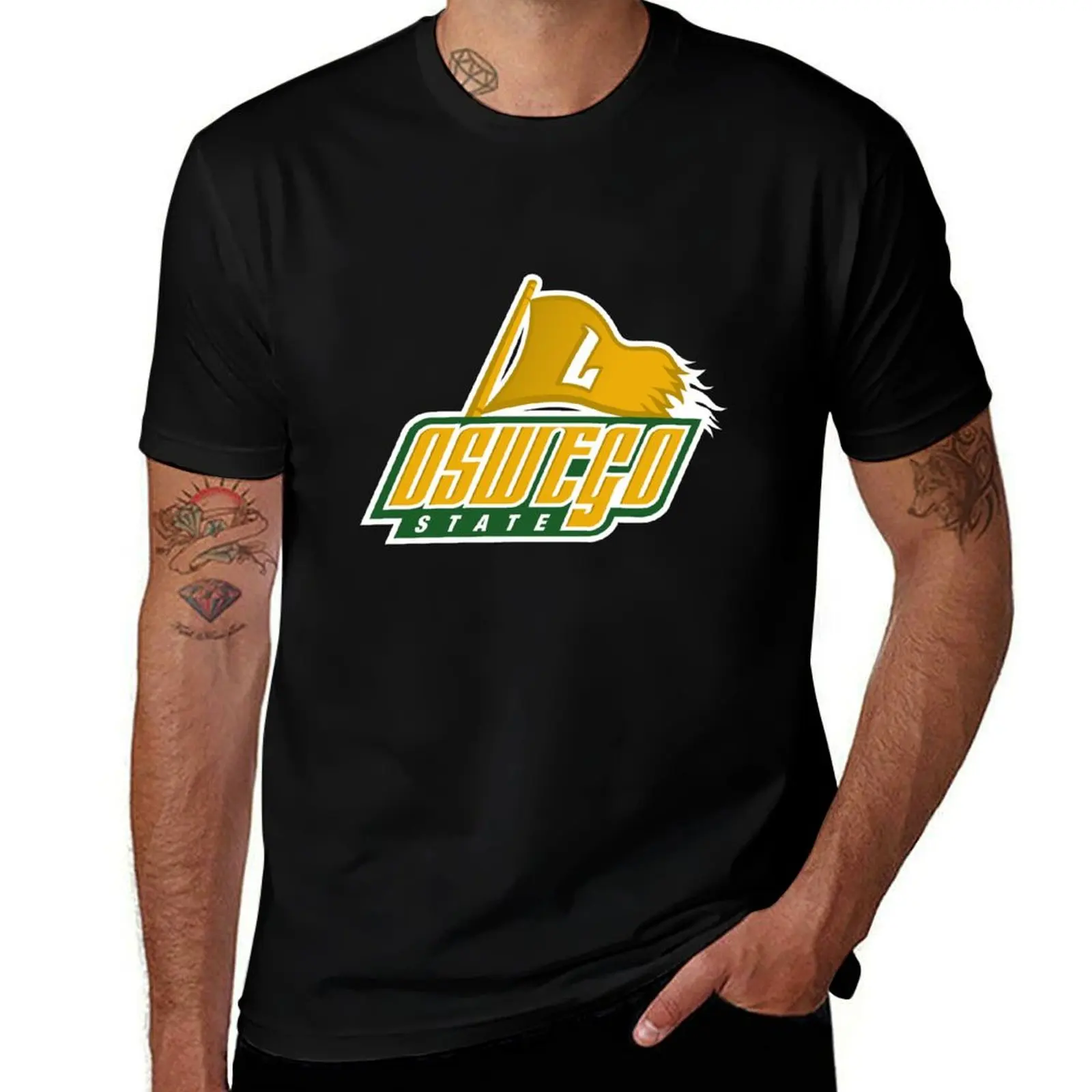 SUNY Oswego T-Shirt anime tshirt t shirt man designer cotton tshirt 100% T-Shirt