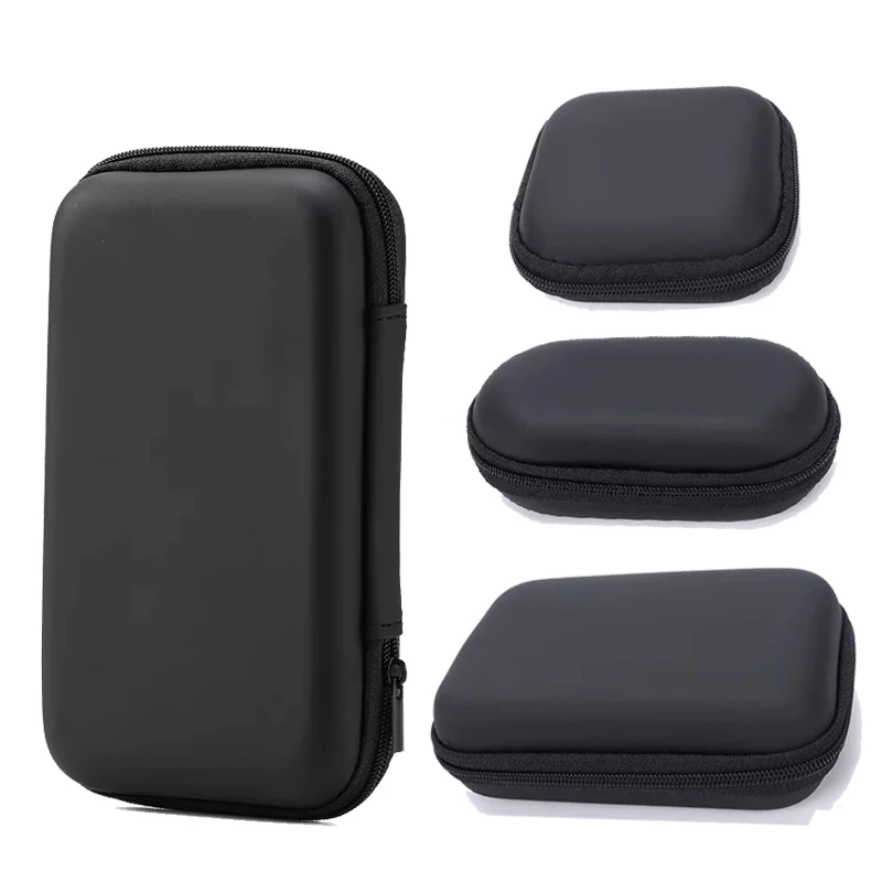 Portable Storage Bags in Various Sizes for Airpod Earpods KZ BA10 AS10 ES4 Charging Cable Accessories Mini Storage Bag Pouch