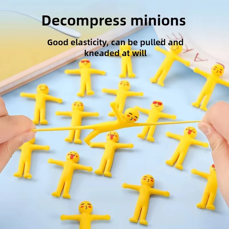 Stretchable Funny Little Man Squishy Fidget Toy Antistress Adult Children Rising Stress Relief Squeeze Toy Kids Charisma Gift
