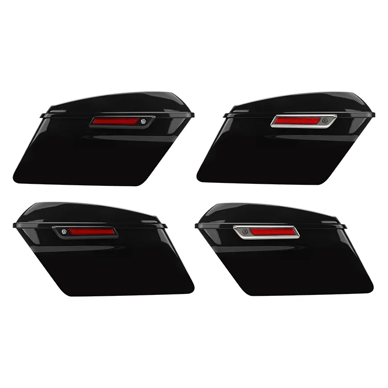 Motorrad-Hartschalenkoffer Gepäcktaschen Satteltaschen für Harley Touring Road King FLHR 2014-2024 Road Electra Glide FLH FLTRX