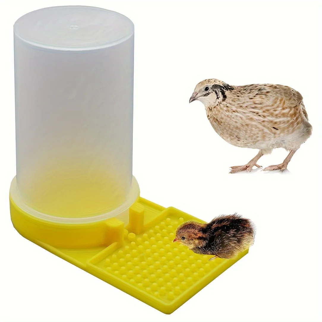 

Easy to install automatic chicken water dispenser cup - Green chicken drowning prevention and hydration, durable PP material