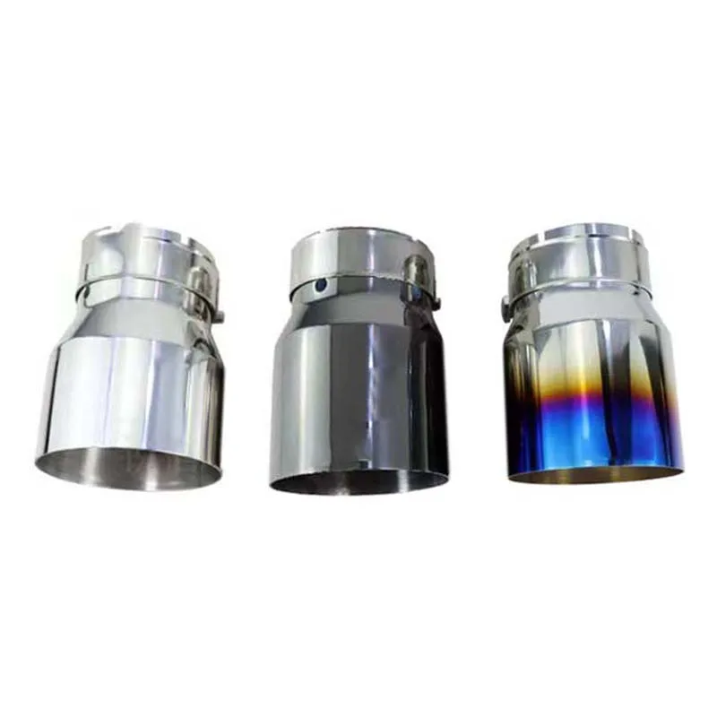 One Piece Stainless Steel Muffler Tip Tail Throat For BMW M2 M3 M4 M5 M6 F12 Exhaust Pipe Rear Nozzles Car Accessories