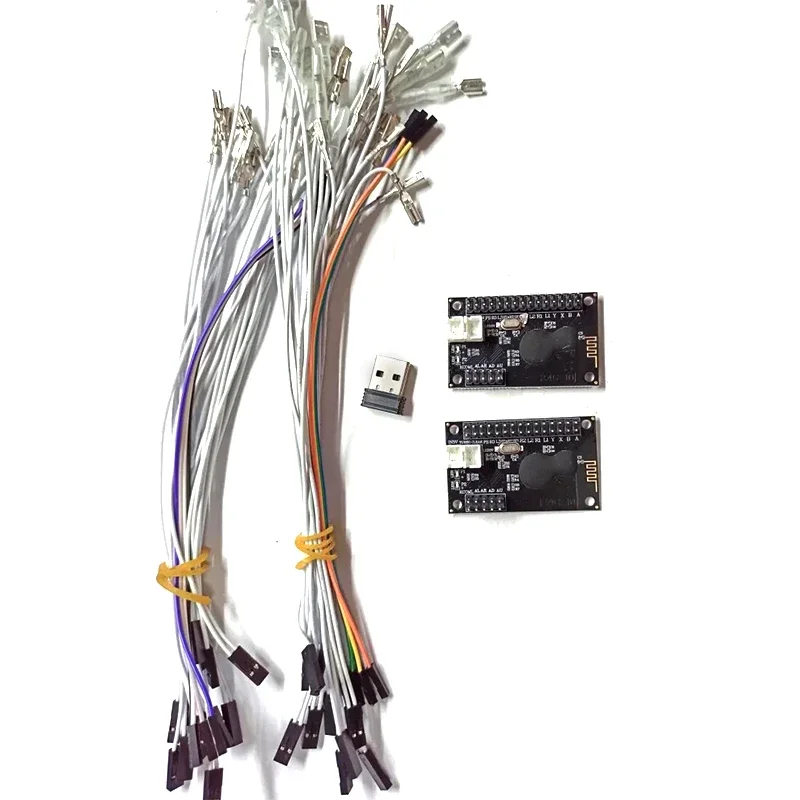 

Zero Delay 2.4G Wireless Joystick Control Card USB Joystick Encoder PCB Board 2 Players For Diy For Arcade Game Console Parts