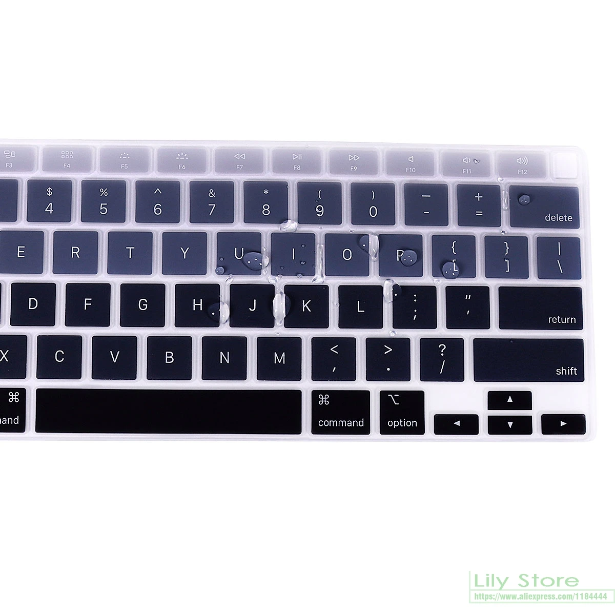 for MacBook Air 13 inch 2020 Release A2337 M1 A2179 Retina Display with Touch ID Silicone Keyboard Skin Cover Protector