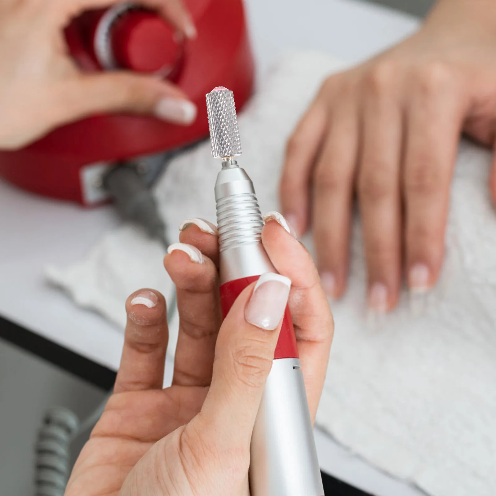 ネイルドリルビットアクリル爪キューティクルマニキュアタングステン鋼クリーナージェルポリッシュを削除長寿命ネイル美容ツール