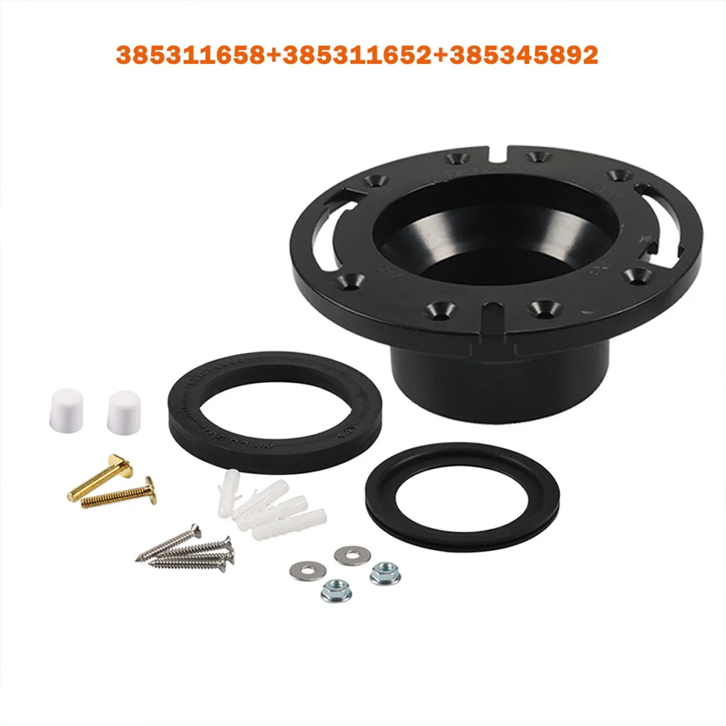 

Комплект уплотнений для унитаза RV 385345892 Комплект фланцев для унитаза RV Прочный уплотнитель для смыва унитаза RV Запасные части Заменяет уплотнение для смыва 385311658