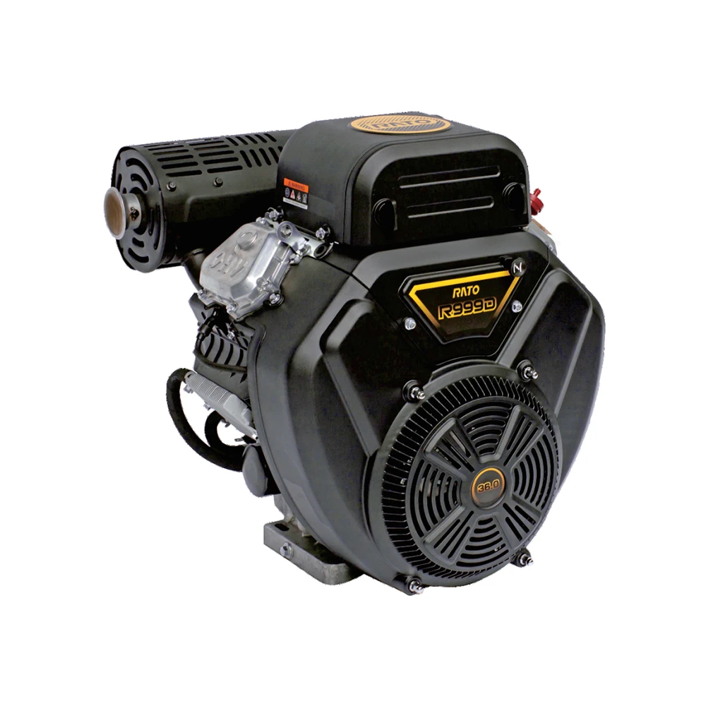 

Rato R999D 36HP V-Twin Double Cylinder Horizontal Shaft OHV Gasoline Engine 999cc