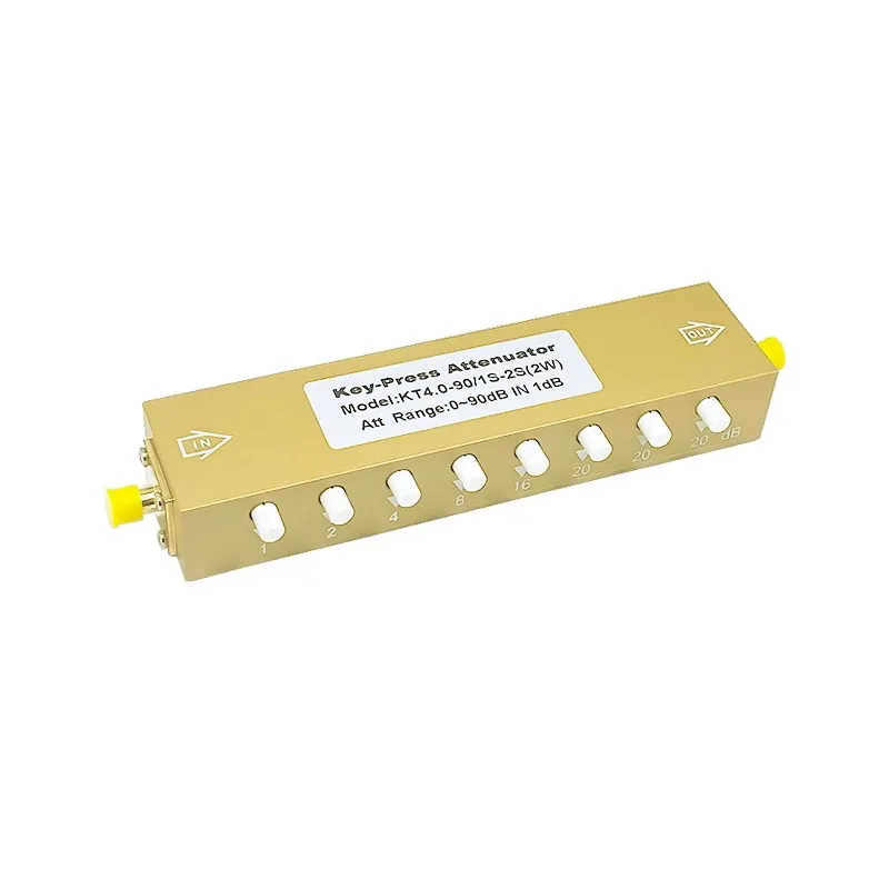 SMA RF Adjustable Signal Attenuator 0-90dB 4.3G Button Adjustable Attenuator/Step Adjustable Attenuator