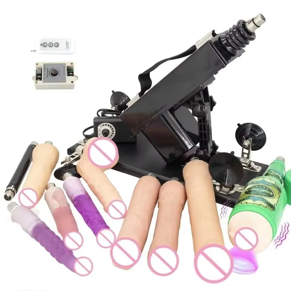 BIG SALE FREDORCH Sex Machine  3XLR Adjustable Love Machine with Vibrator Thrusting Machine Accessory Sex Toys Remote Control