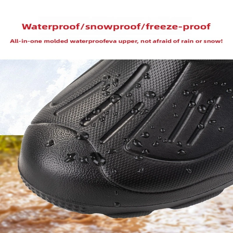 أحذية شتوية مقاومة للماء بالكامل من Unibody، أحذية مغامرة خارجية مناسبة لجميع الأحوال الجوية لصيد الأسماك والرحلات في حالات باردة شديدة #3