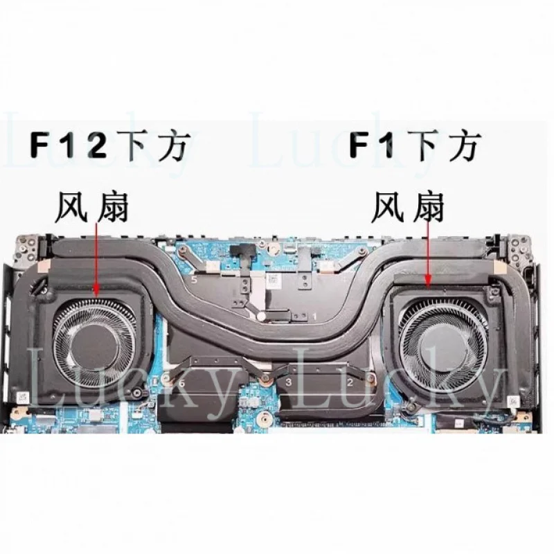 

f Laptop CPU GPU FAN&Heatsink For ACER Predator Helios NEO 14 PHN14-51 Black New