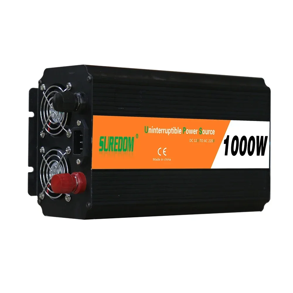 1000w/1kw ups inverter with charger dc 12v 24v converter to ac 110v 220v/solar power inverter