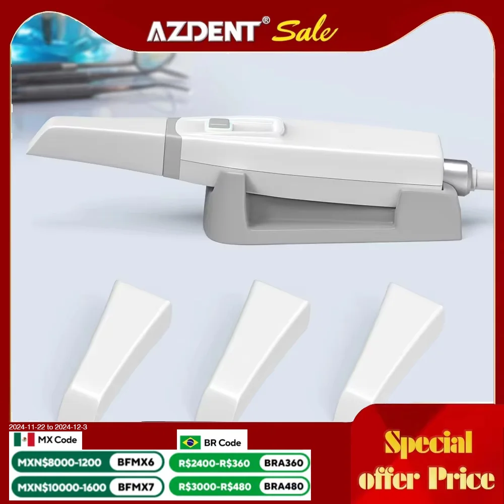 New Azdent Dental Intra-oral 3D Scanner with Software Real Color CAD/CAM Chair Side System 3D Dental Scanner.