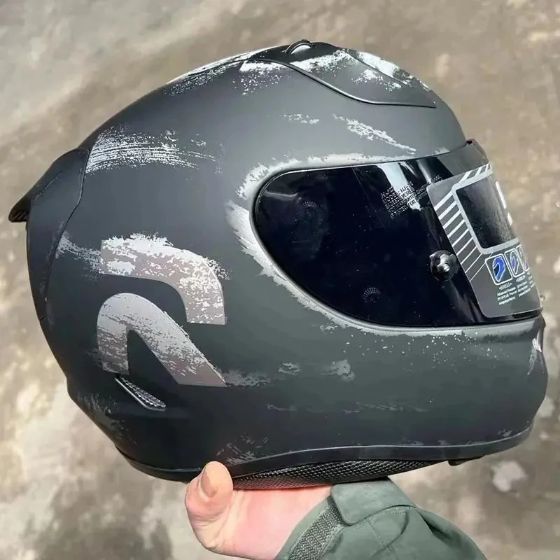 

New Arrival Punisher Helmet Men and Women Riding Motocross Helmet Full Face Racing Motorcycle Helmet Casco Casque ECE Approved