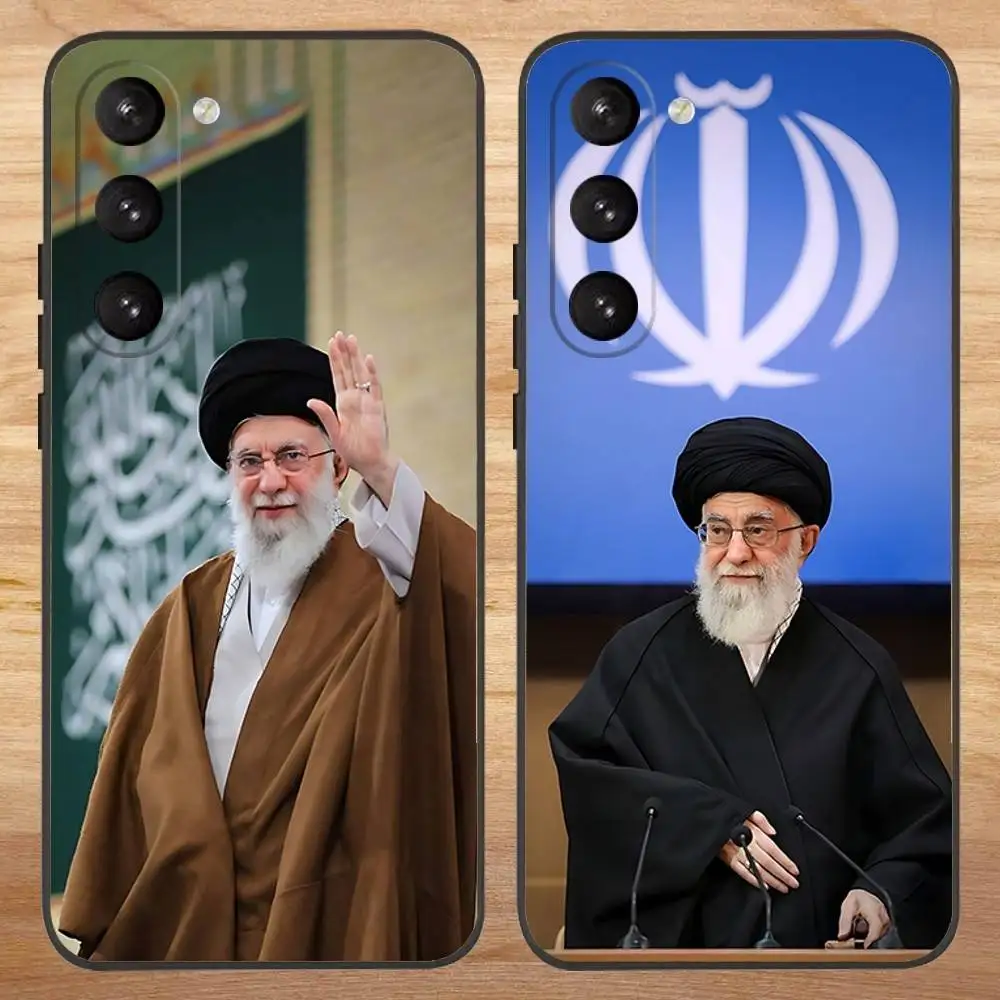 

Ali K-Khamenei Phone Case For Samsung S 25,24,23,22,30,21,10,9,Ultra,Plus,Lite,FE,4G,5G Black Silicone Soft Case
