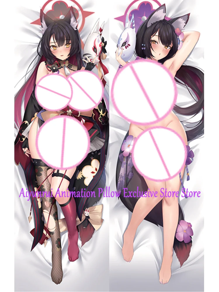 

Anime Dakimakura Pillow Case Wakamo Sexy and Busty Beautiful Girl Double-Sided Halloween Decoration