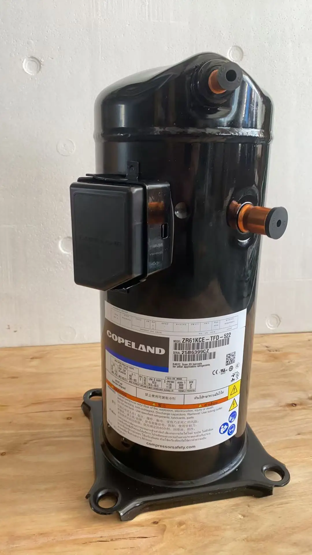 

2026 hot sale COPELAND ZR61KCE TFD 522 Air Conditioner Compressor Ac Compressor Refrigeration Compressor R134A
