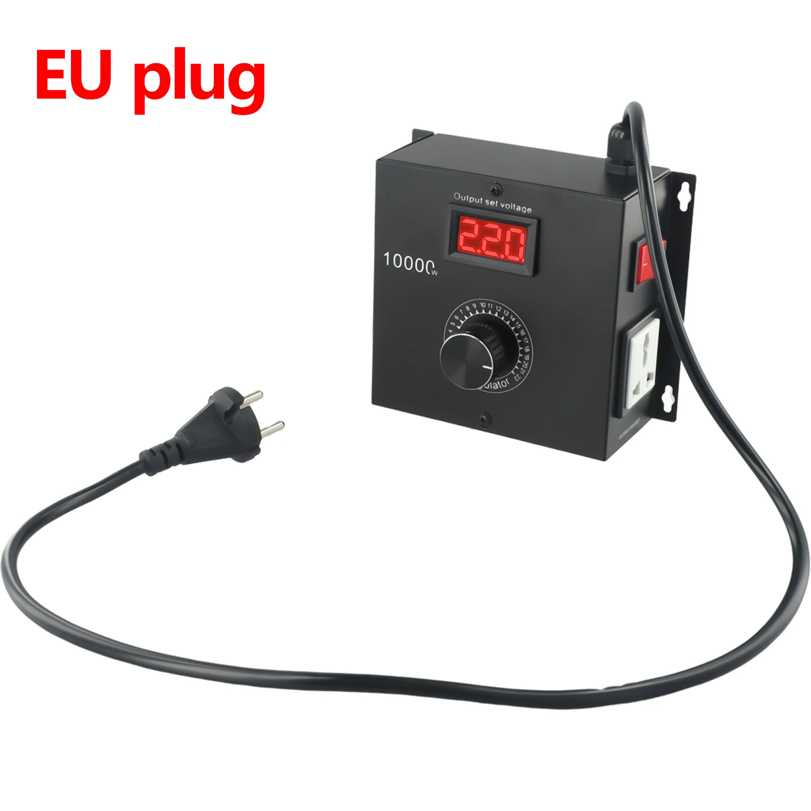 10000W SCR Voltage Regulator with Multi Protection Circuit and Delay Function for Motor Fan Speed and Temperature Control