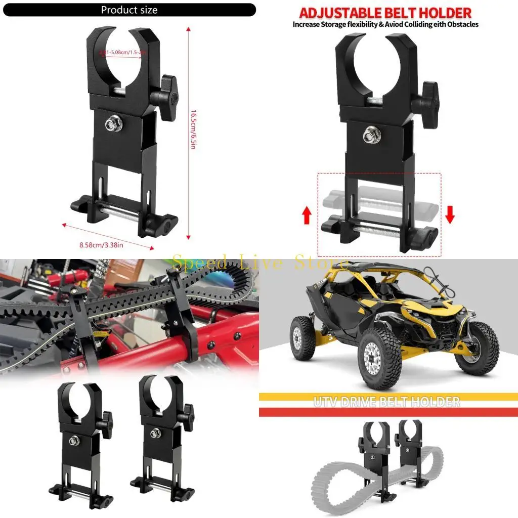 

547C Versatile Roll Bar Belt Mount Sturdy Belt Holder Metal for 1.5 to 2 Inch Use