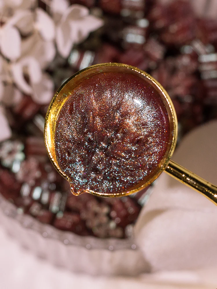 Polarized Pearlescent Cherry Blossom Lacquer Wax Particles Sealing Wax Wedding Lacquer Seal Envelope Sealing Wax