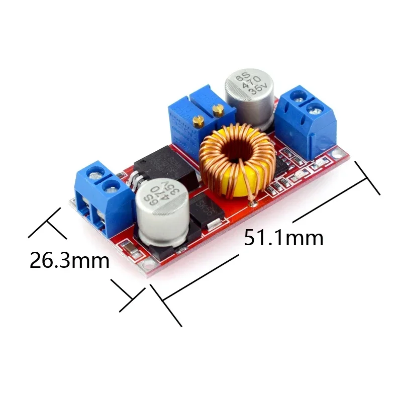 

4 PCS 5A DC-DC Adjustable Buck Converter XL4015 4 - 38V to 1.25 - 36V Step Down Power Supply Voltage Regulator Power Module