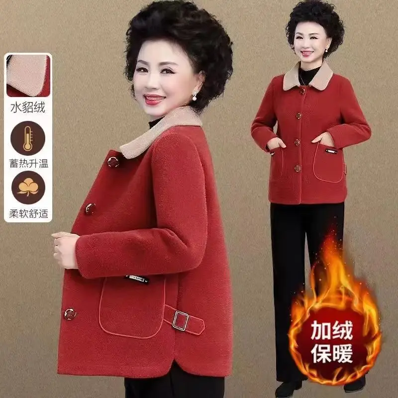 

Новая женская хлопковая куртка, зимняя куртка, однотонная куртка, новая женская парка, одежда с меховым воротником, теплая парка из норки TS466