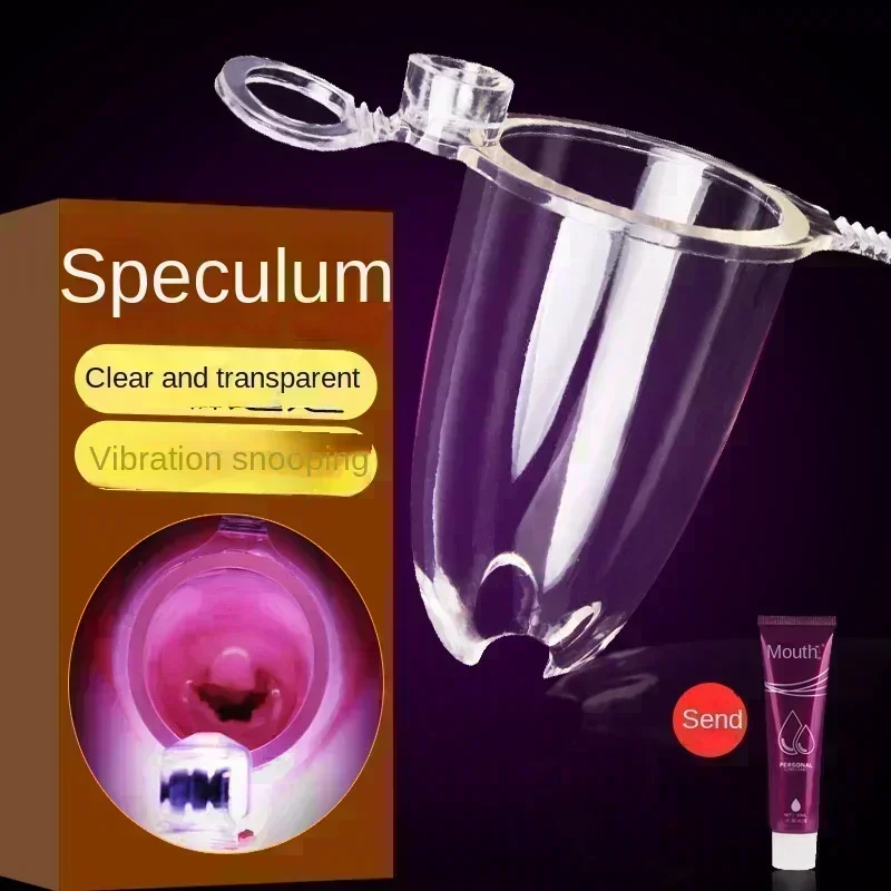 Lighting Vibration Vaginal Speculum for Women Vaginal Dilator for Expanding The Uterus Sexual Products for Couples Adult 18+ SM