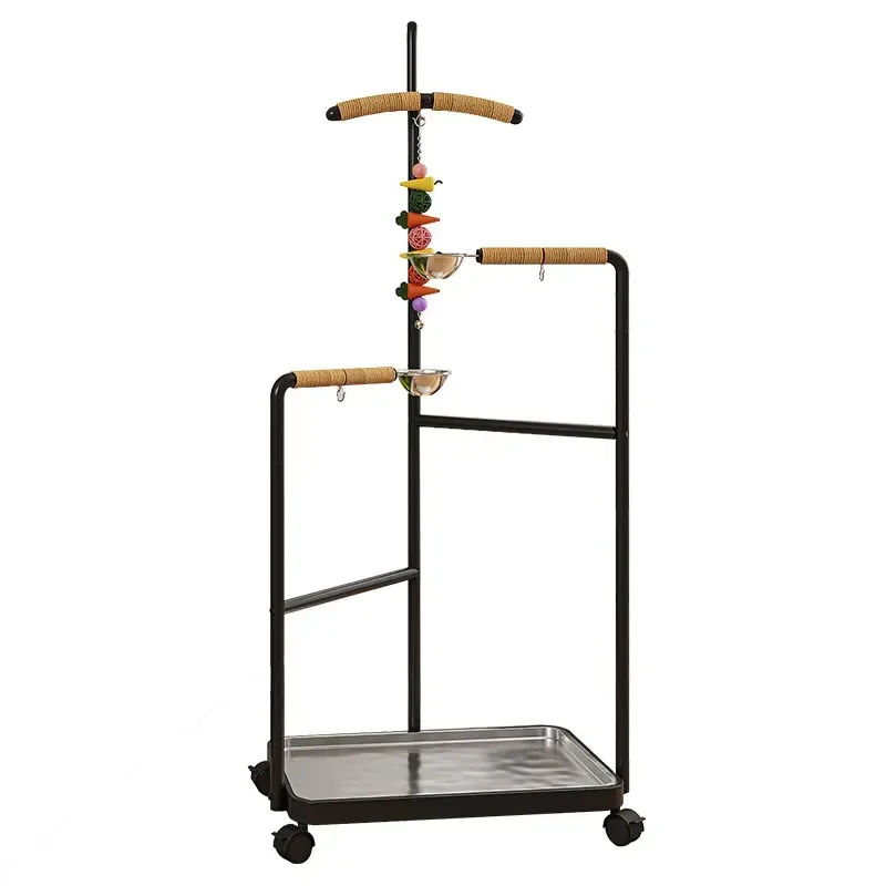 Medium Large Durable Eco-Friendly Carbon Steel Bird Feeder with Washable Tray