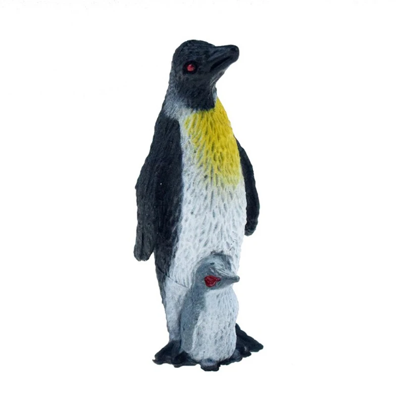 8PCS/SET Simulation Penguin Multiple Modeling Animal Figure Collectible Toys 2 Styles