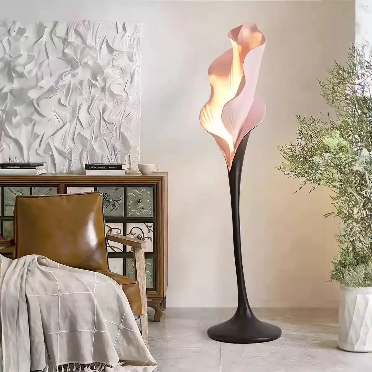 Nordic Art Led Floor Lamp High-End Living Room Bedroom Decorative Items Atmosphere Design for Safa Side
