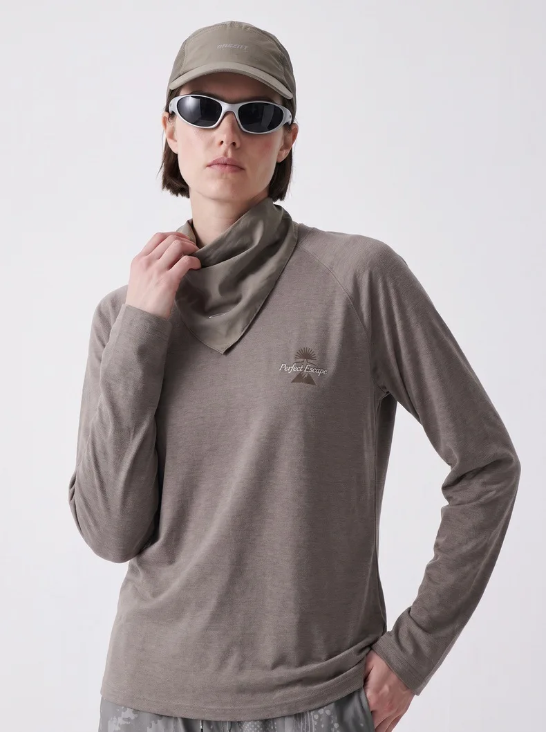 Herren Leichtgewichts-Laufshirt mit Schnelltrocknungsfunktion - Atmungsaktives Langarm-Sportshirt mit Rückenaufdruck, Outdoor-Sportoberteil für den Herbst – Detail 8
