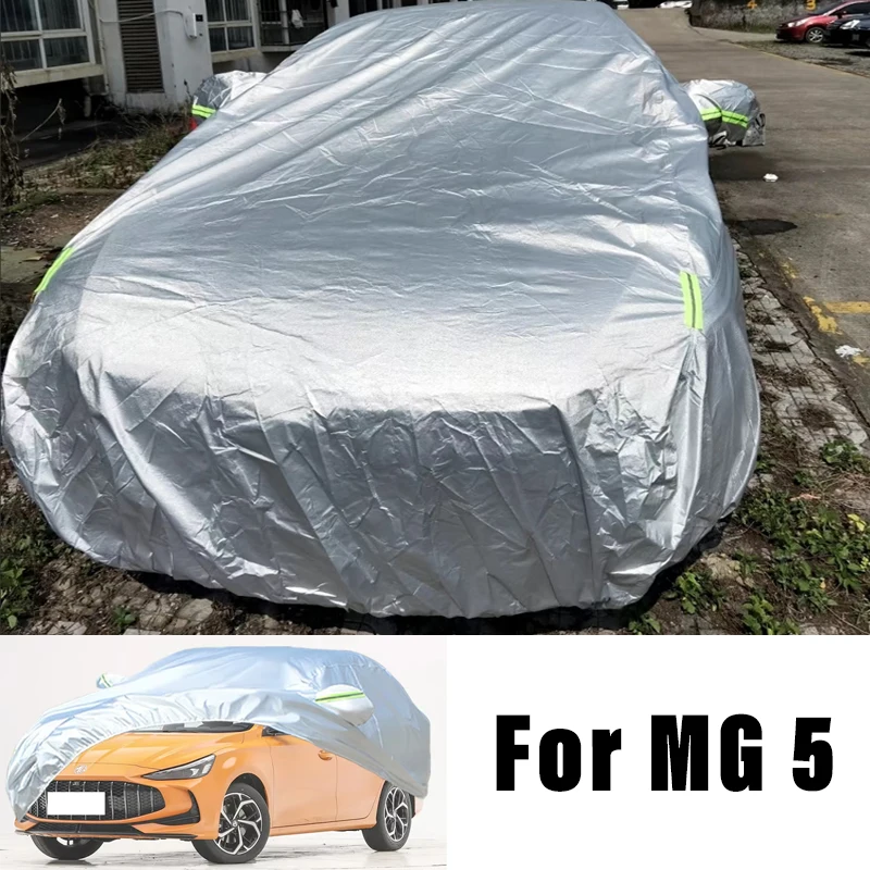 

For MG 5 Outdoor Protection Full Car Covers Snow Cover Sunshade Waterproof Dustproof Exterior Car Accessories