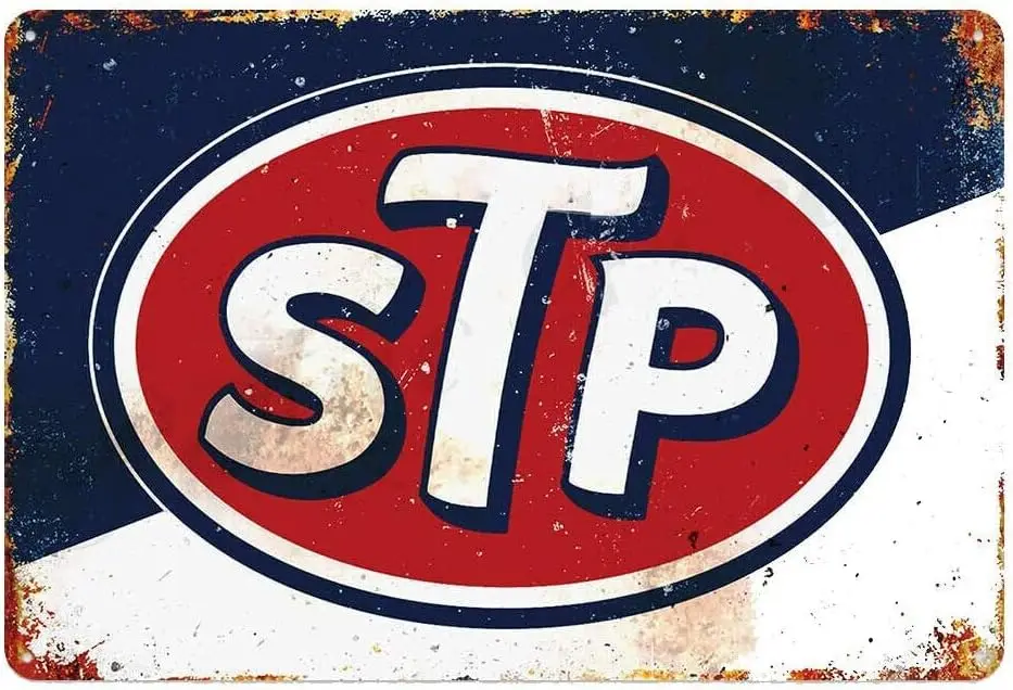 Vintage STP Dekor Metallschild für Küche, Garage, Bar - Aluminium