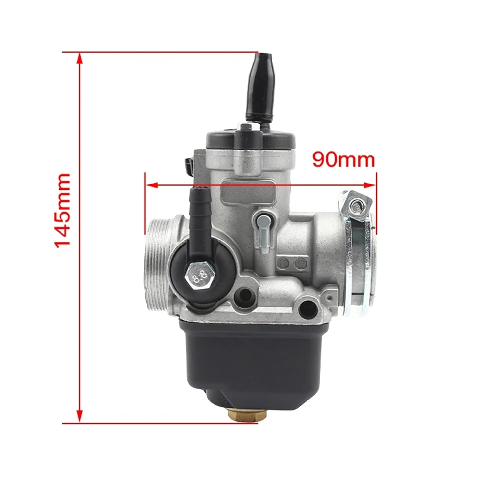 Racing Motorcycle Flat Curtain Carburetor for Dellorto PHBL 20 24 25 26 28mm 2/4T Stroke 50-300cc Scooter Enduro Motocross Parts