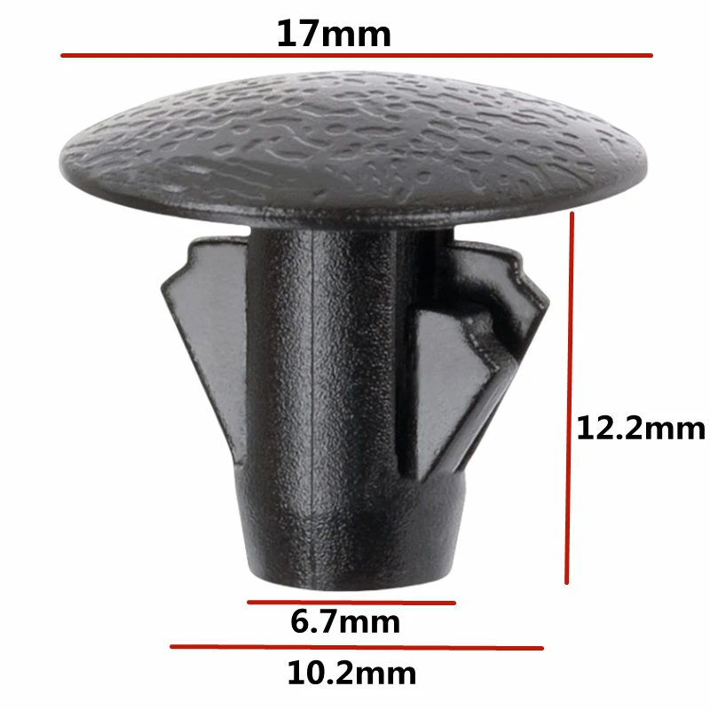 

20Pcs OE:90467-10107 90467-10186 Nylon Car Hood Seal Strip Clips For Toyota 2WD 4WD F135