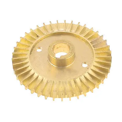 

Water Pump Spare Part 70mm 2.76" Dia Brass Impeller Gold Tone