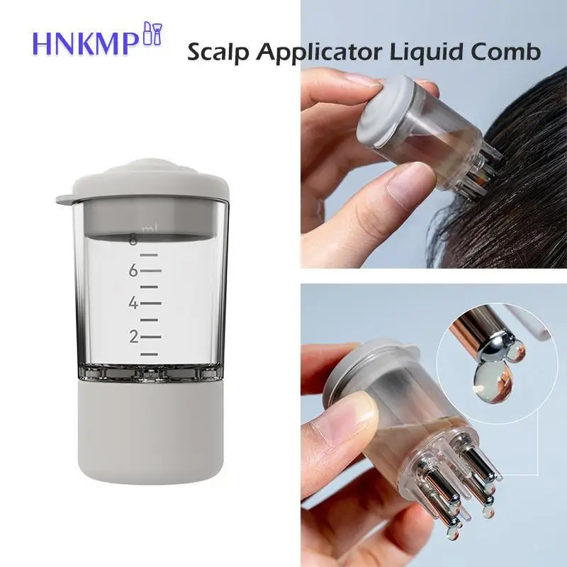 Scalp Applicator Comb for Medicine Scalp Head Fluid Comb Essential Oil Hair Treatment Device Hair Massager Brush Growth for Head