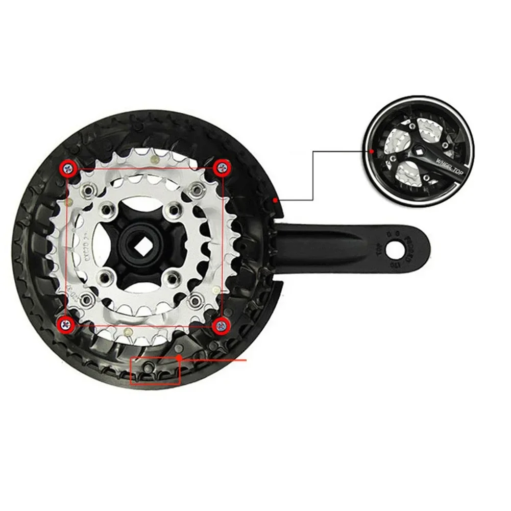 MTB High Quality Bicycle Bike Crankset Chain Wheel Cover Guard Protector Cycle Parts Protector Sprocket Ring 48T 12cm