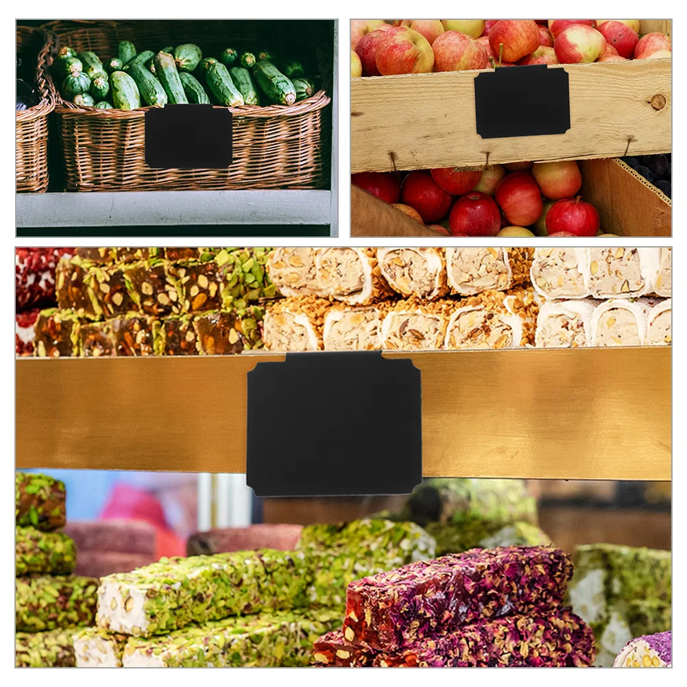 

15 Pcs Tag Storage Box Label Clip Chalkboard Holder on Holders Bottle Advertising