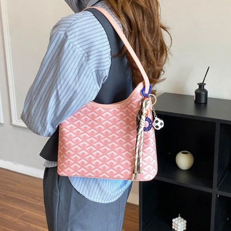 Borsa femminile a tracolla versatile Design raffinato Viaggio casual Elegante stile Maillard regolabile Nuovo modello 2025 Splendido