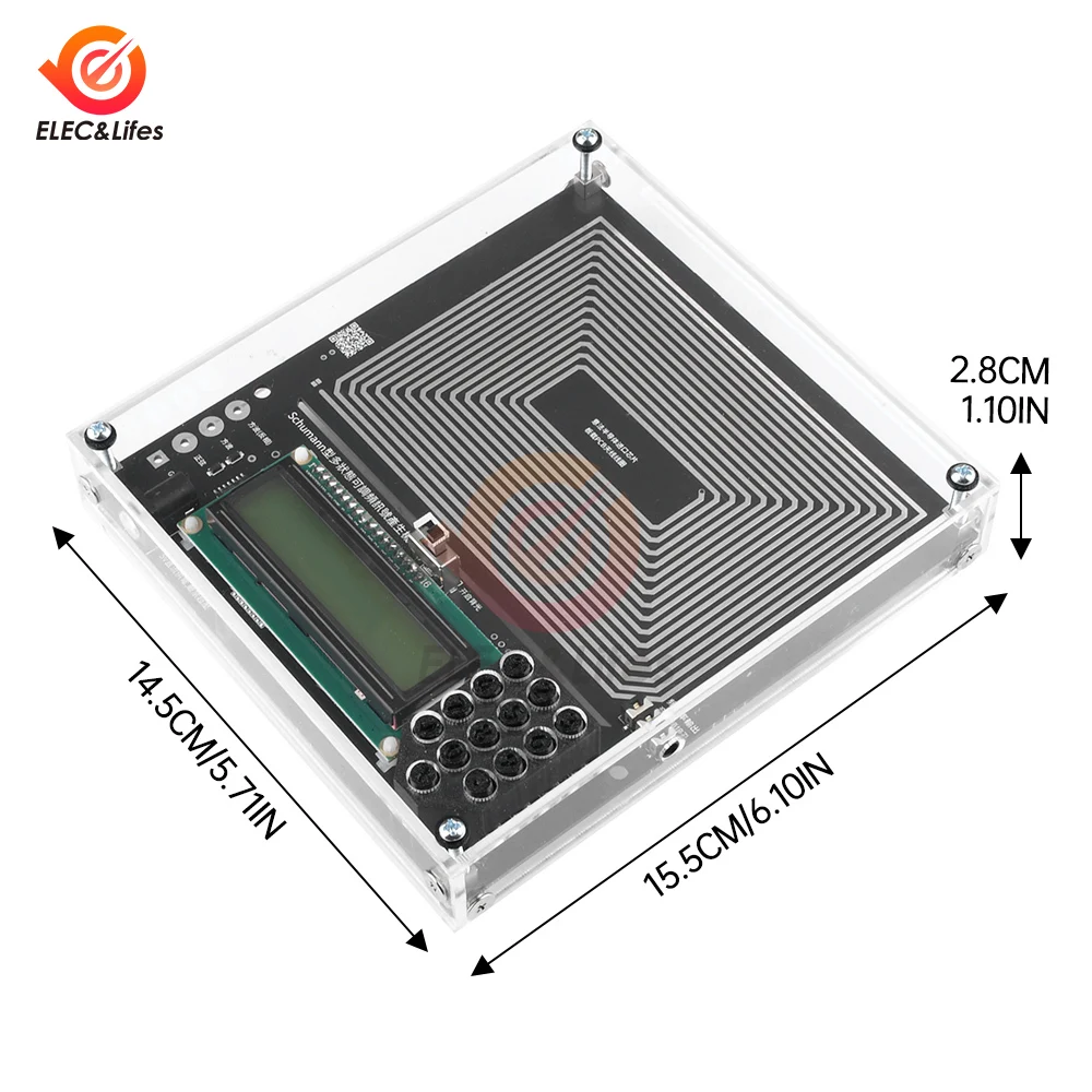 Regulowany 0.1Hz-30000Hz 7.83Hz rezonans schumanna Ultra-niska częstotliwość Generator fal impulsowych rezonator Audio sinusoida DC 5V