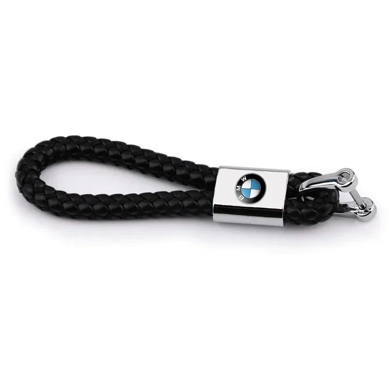 1Pcs Metal Car Key Chain Key Ring Key Lanyard Car Emblem Styling For BMW M Performance M2 M3 M5 320 325 E28 E30 E34 E36 E39 E46