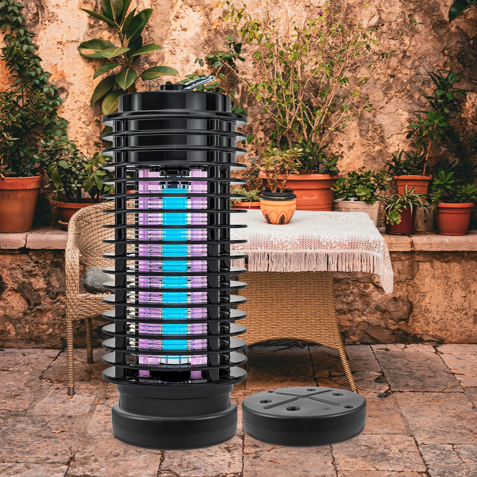 

1Set Patio Heater Sand Box Base Heavy Duty Outdoor Heater Weight Stable Anti-Tilt Replacement Accessory for Garden Events