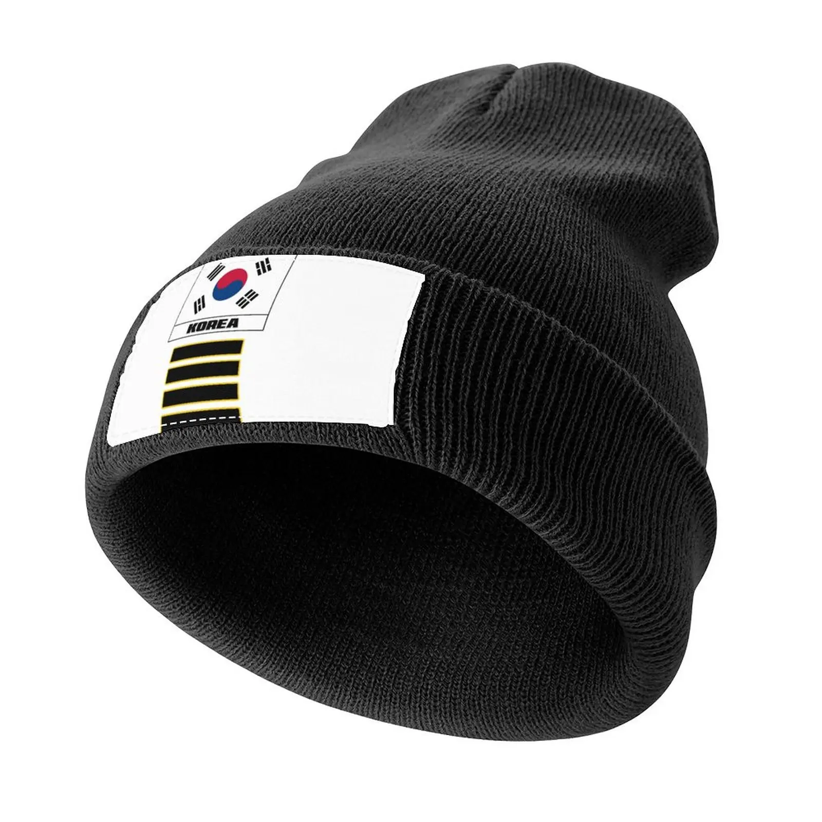 Korean flag 4th Dan Taekwondo Knitted Cap Custom Cap Trucker Cap Women Caps Men's