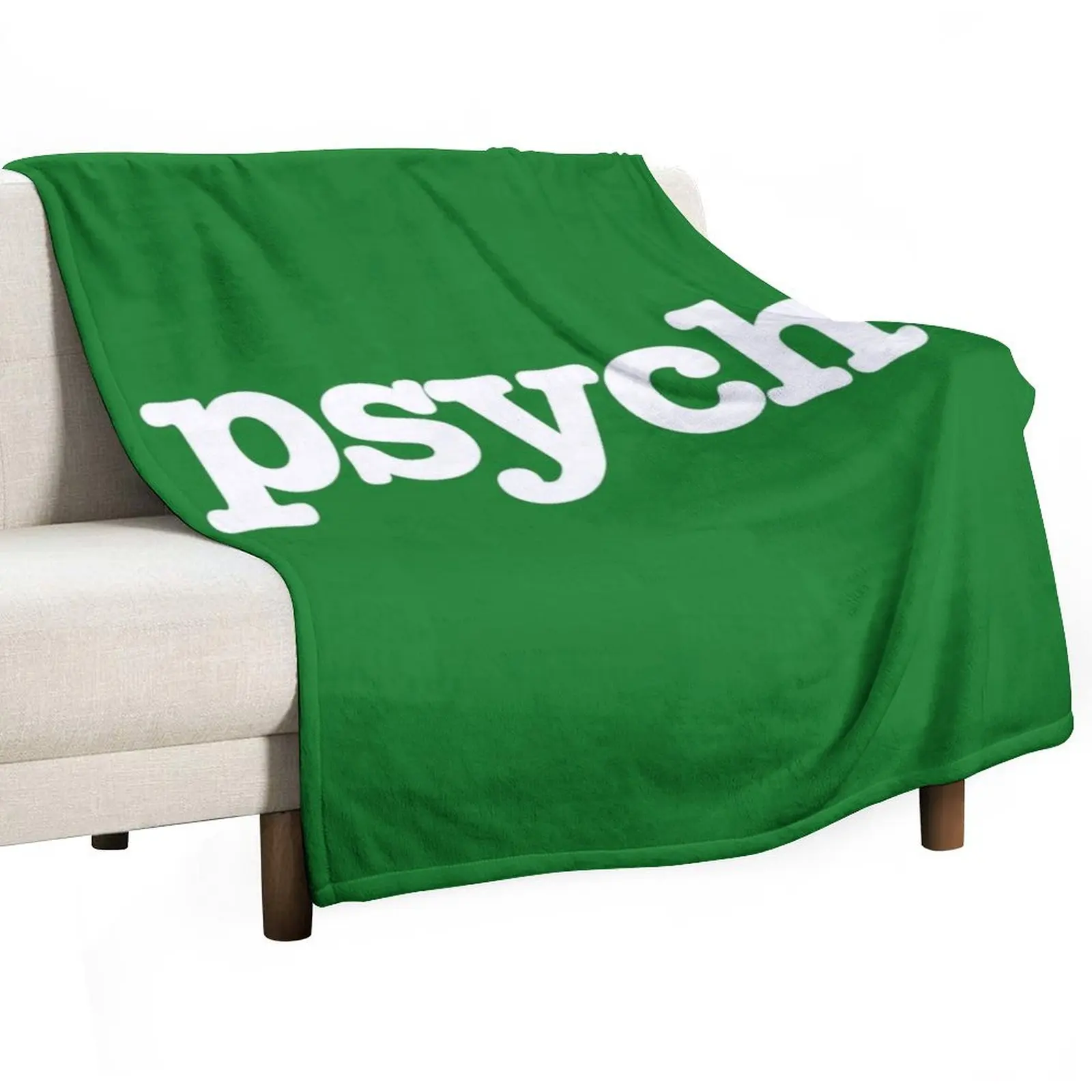 Psych Title Throw Blanket Quilt warm for winter Furrys Blankets