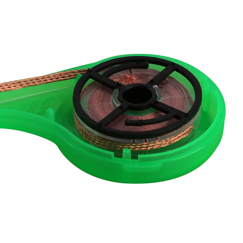 Dispenser per saldatura ventosa per vuoto dissaldatura dissaldatura stoppino treccia saldatura stoppino ventosa con rotella 1 pz