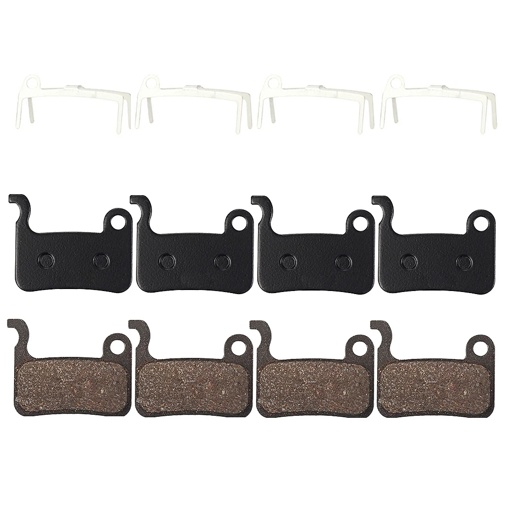 4 Pairs MTB Bicycle Resin Disc Brake Pads for Shimano Deore M596 M595 M535 SLX M665 XT M775/776/765 XT/R M975 M966 M965